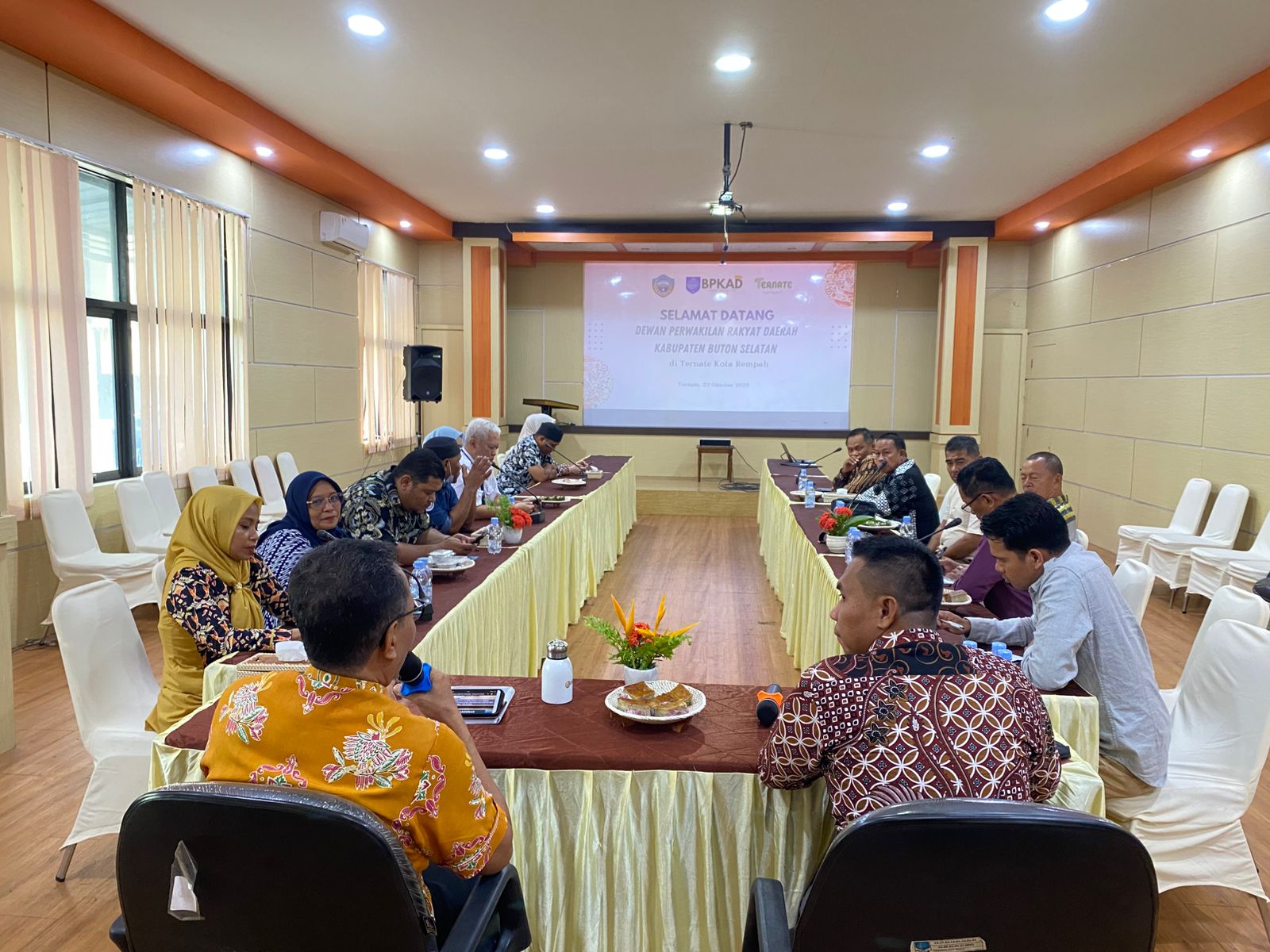 BPKAD Kota Ternate Terima Kunjungan Kerja DPRD Kabupaten Buton Selatan Bahas Dana Transfer Daerah